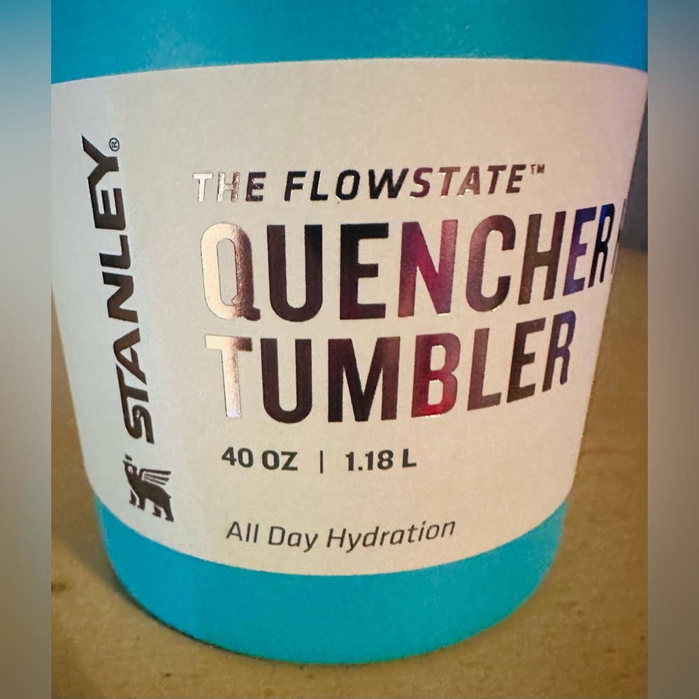 NEW Stanley Turquoise/Blue 40 oz Tumbler! - Picture 6 of 6